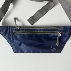Travelon Double Zip Waist Pack - Navy Blue